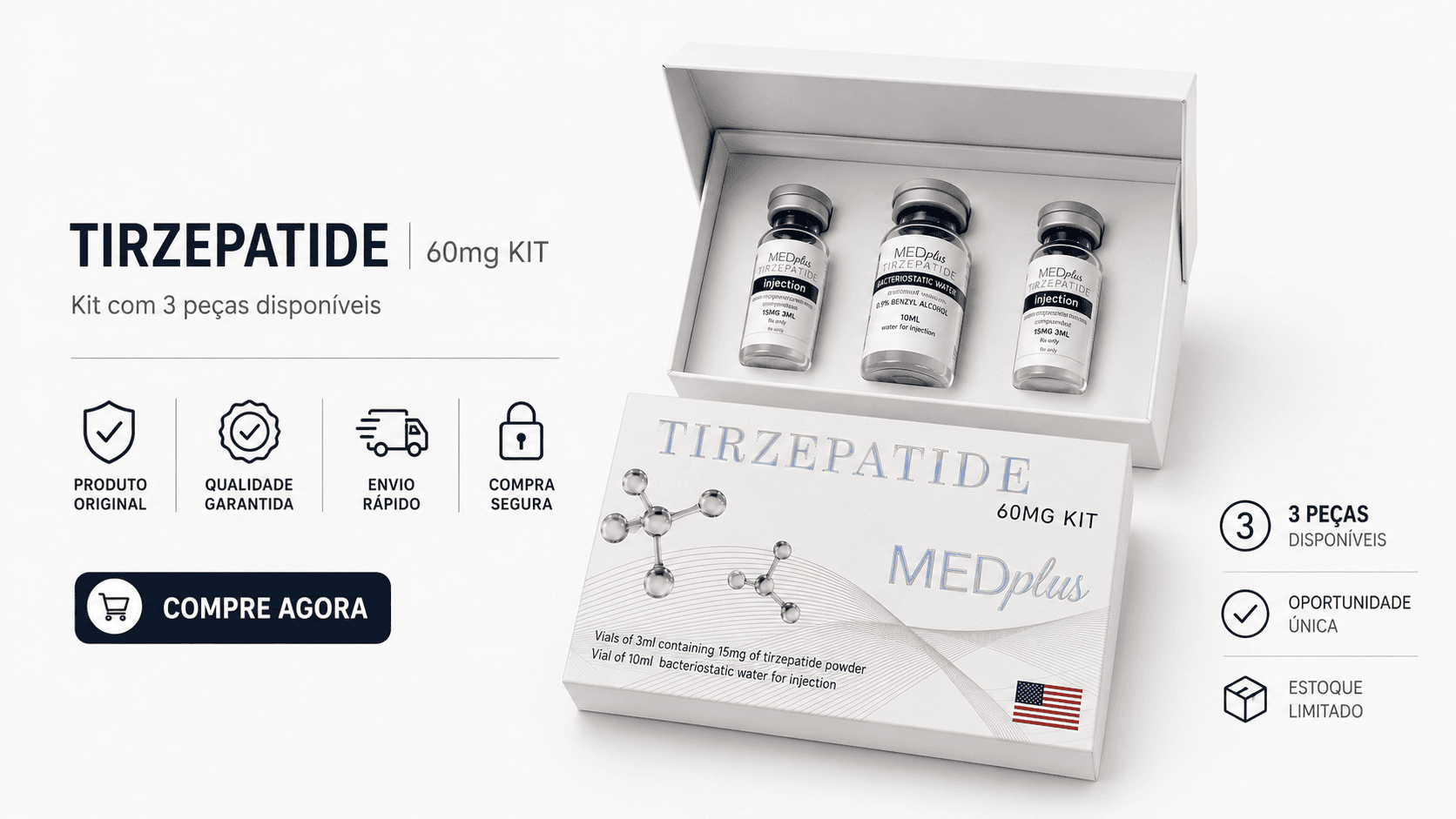 Tirzepatida Medplus Kit 60mg